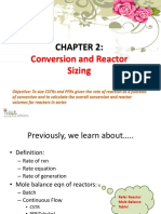 Conversion and Reactor Sizing