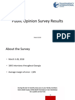 Public Opinion Survey CRRC 2018
