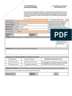 ACC7032 Managerial Finance - Coversheet