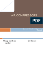 Air Compressors: Elements of Mechincal Engineering Electrical