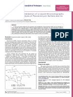 Development and Validation of A Liquid Chromatography Method For The Analysis of Paromomycin Sulfate and Its Impurities 2155 9872.1000102