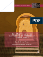 (Literatures and Cultures of The Islamic World) Sarah R. Bin Tyeer (Auth.) - The Qur'an and The Aesthetics of Premodern Arabic Prose-Palgrave Macmillan UK (2016)