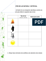 Prueba de Ciencias - La Luz - Usos de La Luz