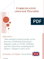 CLT - Communicative Language Teaching