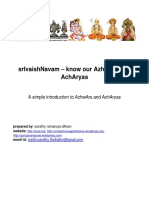Know Our AzhwArs and AchAryas