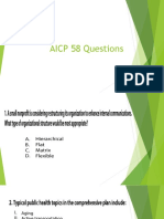 Aicp Exam (58qs)