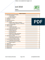 Excel Formulas and Functions