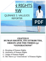 Human Rights LAW: Quinnee S. Vallejos