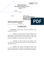 Complaint Reyes V Pintor Midterm Exams Legal Forms