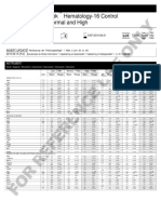 Liquichek Hematology-16 Control Low, Normal and High: Instrument