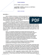 Petitioners Vs Vs Respondent: Third Division