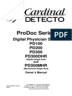 Detecto Manual Detecto Pd100 Pd200 Pd300