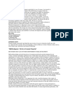 Abstract:The Aim of Skill Development, Particularly in Case of Women, Is Not Merely To