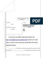 Sample Opposition To Motion For New Trial in United States District Court