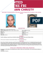 Wanted: Shawn Christy