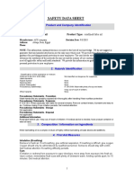 MSDS Lube Oil