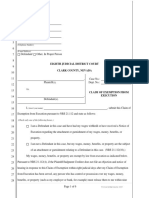 Claim of Exemption From Execution Fillable PDF