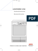 Aeg-Electrolux T5760 PDF