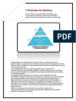 La Pirámide de Maslow