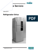 Mabe Refrigerador Manual de Servicio Sirius Rev9