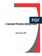 4 - Generator Protection Setting Criteria 6-0509