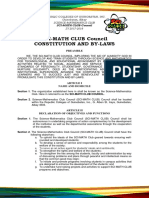 SCI MATH Constitutional by Laws