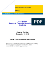 ACCT3563 Issues in Financial Reporting Analysis Part A S12013 1 PDF