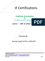 IIBF Certified Credit Professionals 2018 PDF