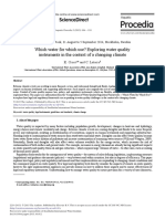 Sciencedirect: Which Water For Which Use? Exploring Water Quality Instruments in The Context of A Changing Climate