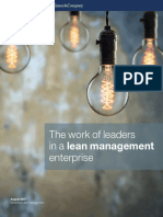 The Work of Leaders in A Lean Management Enterprise PDF