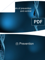 Levels of Prevention and Control
