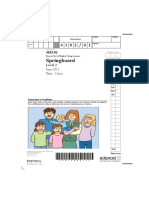 PTE YL - Springboard Sample Test