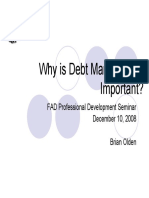 Debt Managent