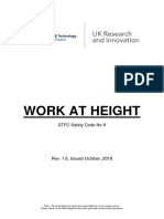 Work at Height: STFC Safety Code No 9