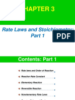 Lecture 4 - Rate Law and Stoichiometry