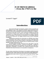 Liggio, L. P. 1990. "Evolution of French Liberal Thought: From The 1760's To The 1840's"