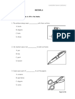 Final Exam Year 3 Paper 1