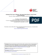 Venous Obstruction Abdominal Wall Venous Collaterals: The Latent Clinical Sign For Central Chronic