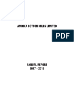 Ambika Cotton Mills Limited