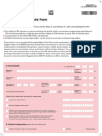 Train Delay Claim Form, Germany