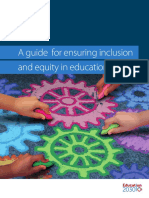 A Guide For Ensuring Inclusion and Equity in Education