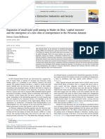 Cortés-McPherson, D. (2019). Expansion of Small-scale Gold Mining in Madre de Dios. “Capital Interests” and the Emergence of a New Elite of Entrepreneurs in the Peruvian Amazon. the Extractive Industries and Society.