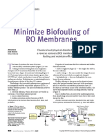 Minimize Biofouling of RO Membranes: Reactions and Separations