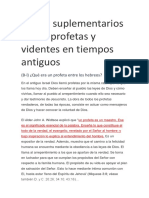 Profetas y Videntes