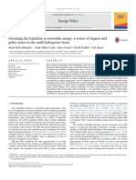 Governing The Transition To Renewable Energy: A Review of Impacts and Policy Issues in The Small Hydropower Boom