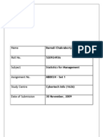 Assignment 1 Statistics