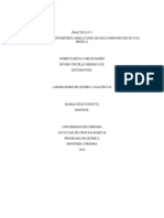 Analisis Espectrofométrico Simultáneo de Dos Componentes en Una Mezcla