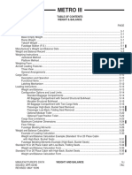 Metro 3 Weight and Balance PDF