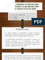 Tratamiento Endodóntico en Una Sola Sesión Caso Clínico