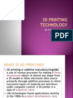 3D Printing Technology